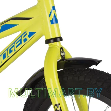Детский велосипед Novatrack Dodger 145ADODGER.GN22 (зеленый, 2022) картинка 4